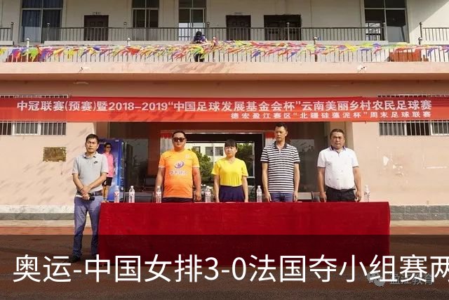 奥运-中国女排3-0法国夺小组赛两连胜 提前进8强